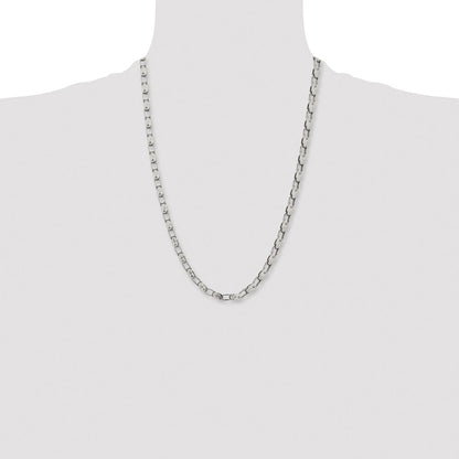 Chisel Stainless Steel Polished 24 inch Fancy Link Chain