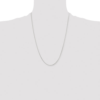 Chisel Stainless Steel Polished 1.2mm Square Snake 24 inch Chain