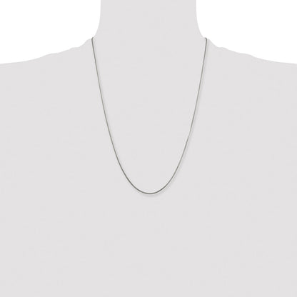 Chisel Stainless Steel Polished 1.5mm Square Snake 24 inch Chain