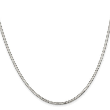Chisel Stainless Steel Polished 2.3mm 24 inch Herringbone Chain