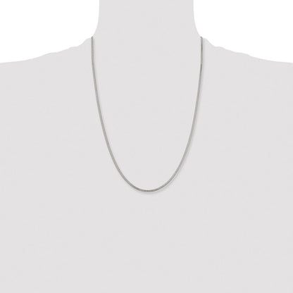 Chisel Stainless Steel Polished 2.3mm 24 inch Herringbone Chain
