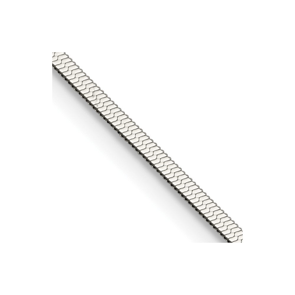 Chisel Stainless Steel Polished 2.3mm 20 inch Herringbone Chain