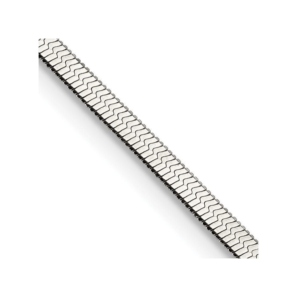 Chisel Stainless Steel Polished 3.3mm 22 inch Herringbone Chain