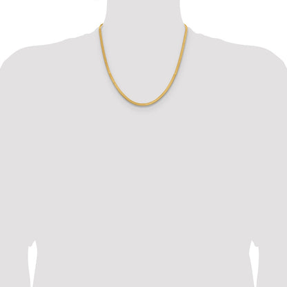 Chisel Stainless Steel Polished Yellow IP-plated 3.9mm 20 inch Herringbone Chain