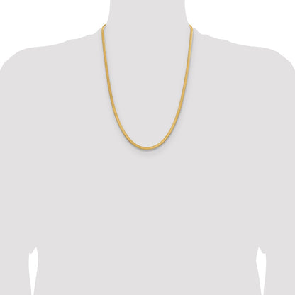 Chisel Stainless Steel Polished Yellow IP-plated 3.9mm 24 inch Herringbone Chain