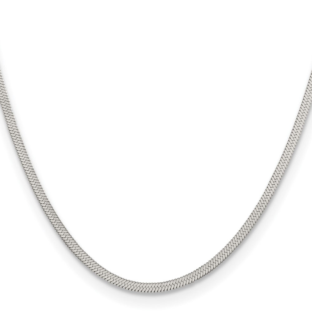 Chisel Stainless Steel Polished 3.4mm 22 inch Herringbone Chain