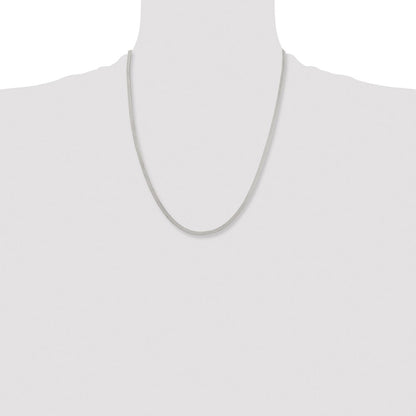 Chisel Stainless Steel Polished 3.4mm 22 inch Herringbone Chain