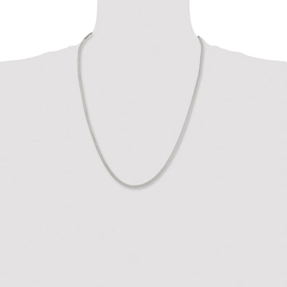 Chisel Stainless Steel Polished 3.4mm 24 inch Herringbone Chain