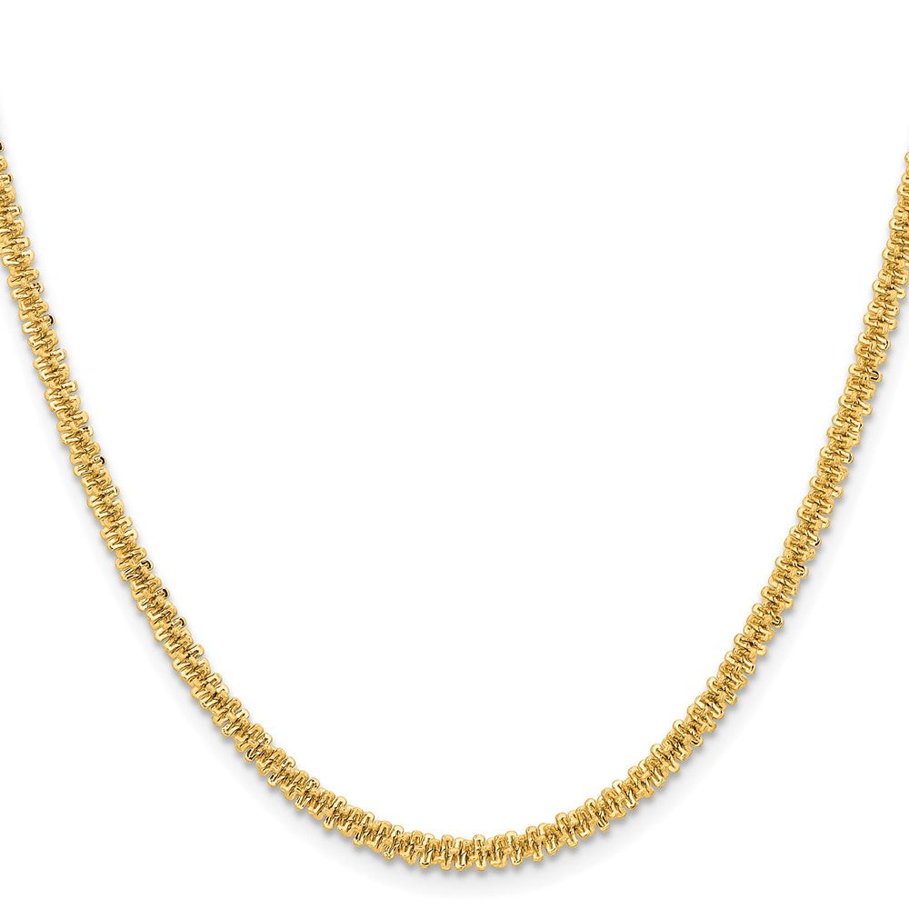 Chisel Stainless Steel Polished Yellow IP-plated 3mm 24 inch Cyclone Chain