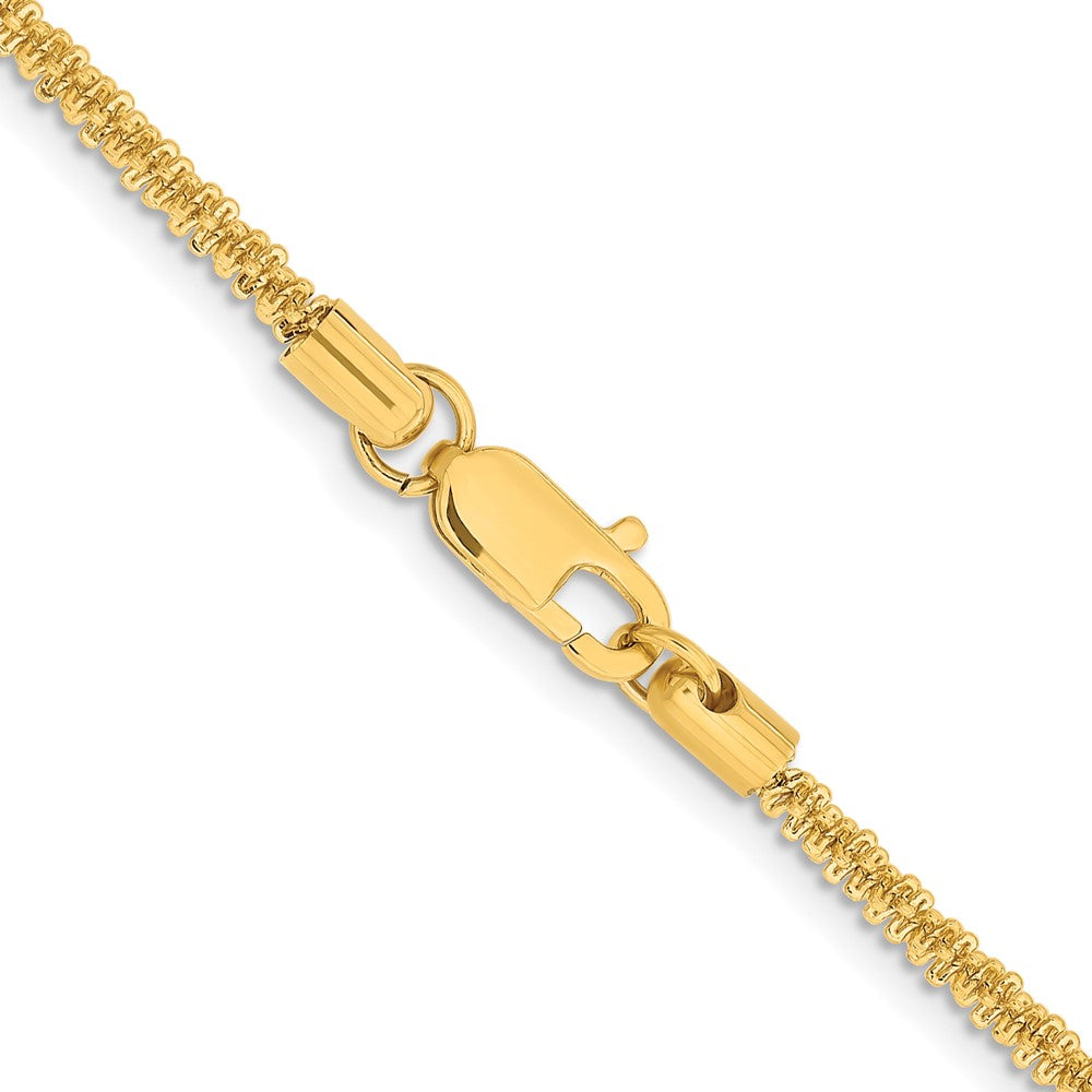 Chisel Stainless Steel Polished Yellow IP-plated 3mm 24 inch Cyclone Chain