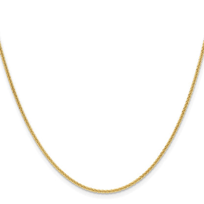Chisel Stainless Steel Polished Yellow IP-plated 1.7mm 22 inch Cyclone Chain