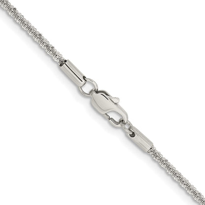 Chisel Stainless Steel Polished 2.2mm 22 inch Cyclone Chain