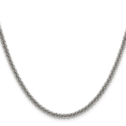 Chisel Stainless Steel Polished 3.3mm 24 inch Cyclone Chain