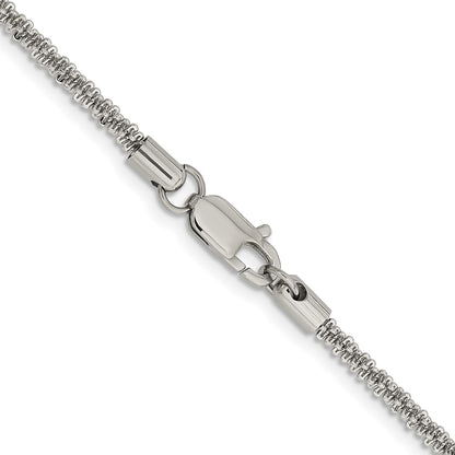 Chisel Stainless Steel Polished 3.3mm 22 inch Cyclone Chain