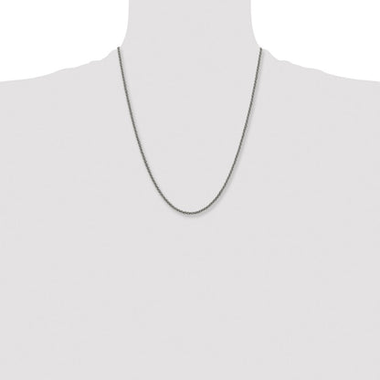 Chisel Stainless Steel Polished 3.3mm 22 inch Cyclone Chain