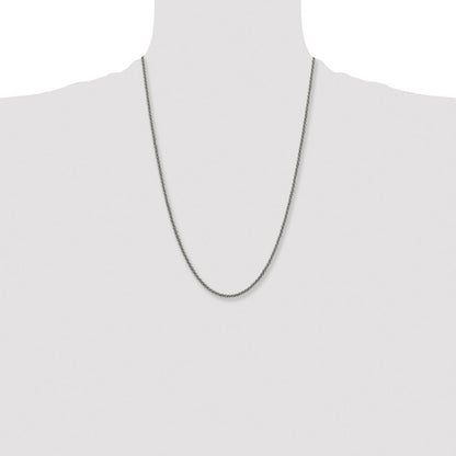 Chisel Stainless Steel Polished 3.3mm 24 inch Cyclone Chain