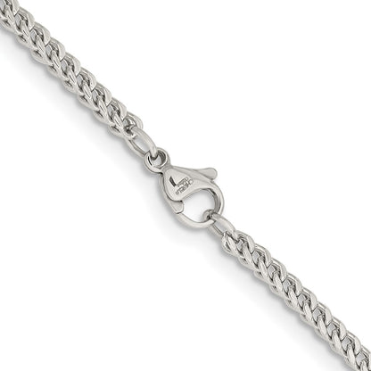 Chisel Stainless Steel Polished 2.5mm 24 inch Franco Chain