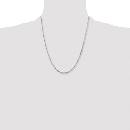 Chisel Stainless Steel Polished 2.5mm 22 inch Franco Chain