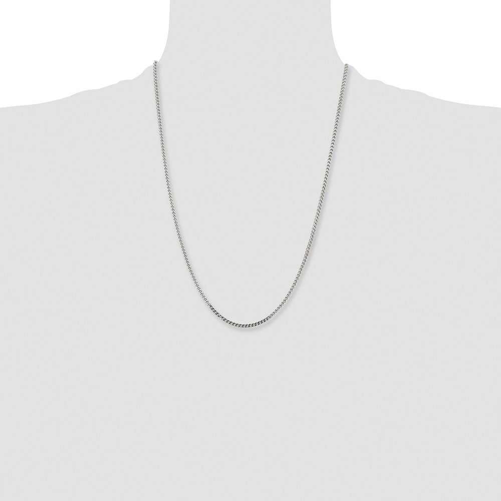 Chisel Stainless Steel Polished 2.5mm 24 inch Franco Chain