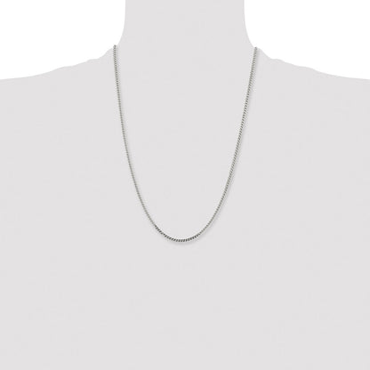 Chisel Stainless Steel Polished 2.5mm 24 inch Franco Chain