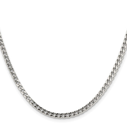 Chisel Stainless Steel Polished 3mm 24 inch Franco Chain