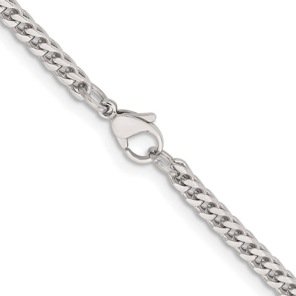 Chisel Stainless Steel Polished 3mm 20 inch Franco Chain
