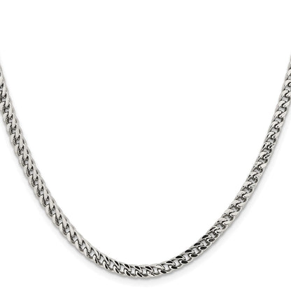 Chisel Stainless Steel Polished 4mm 20 inch Franco Chain