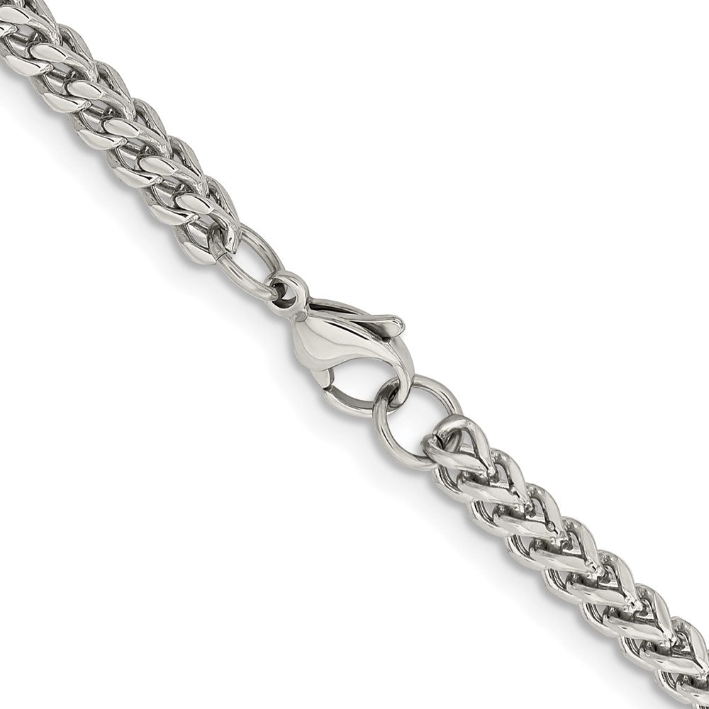 Chisel Stainless Steel Polished 4mm 20 inch Franco Chain
