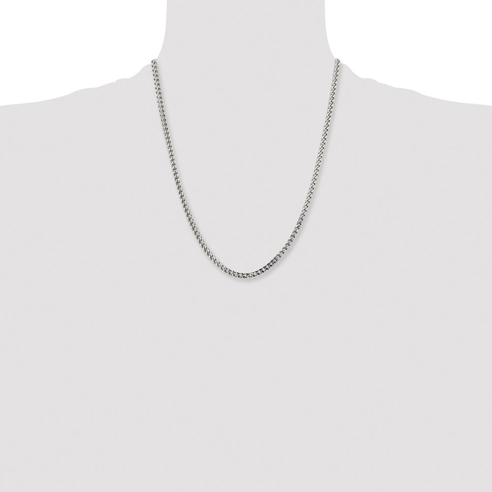 Chisel Stainless Steel Polished 4mm 22 inch Franco Chain
