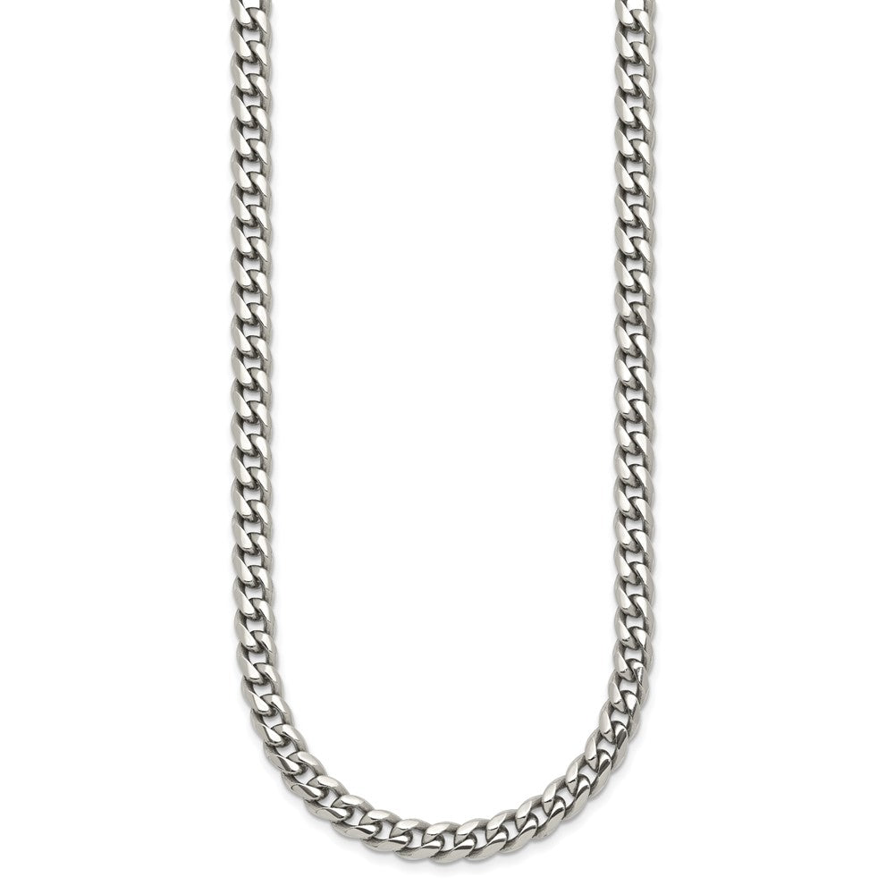 Chisel Stainless Steel Polished 6mm 24 inch Curb Chain