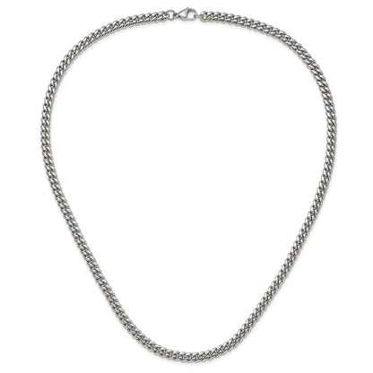 Chisel Stainless Steel Polished 6mm 24 inch Curb Chain