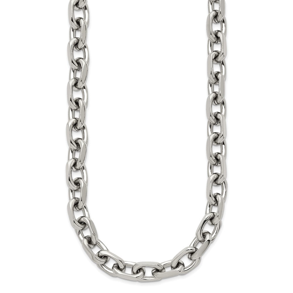 Chisel Stainless Steel Polished 8.5mm 24 inch Cable Chain