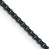 Chisel Stainless Steel Polished Blue and Grey IP-plated 2.5mm 20 inch Box Chain