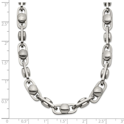 Chisel Stainless Steel Polished 6.50mm 24 inch Necklace