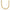 Chisel Stainless Steel Polished Yellow IP-plated 24 inch Spiga 4mm Chain Necklace