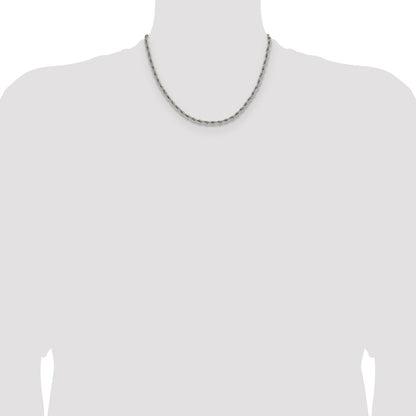 Chisel Stainless Steel Polished 3mm 18 inch Rope Chain
