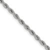 Chisel Stainless Steel Polished 3mm 24 inch Rope Chain