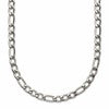 Chisel Stainless Steel Polished 4mm 20 inch Figaro Chain