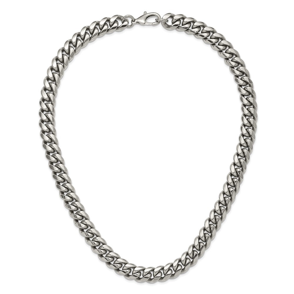 Chisel Stainless Steel Polished 14mm 24 inch Curb Link Necklace