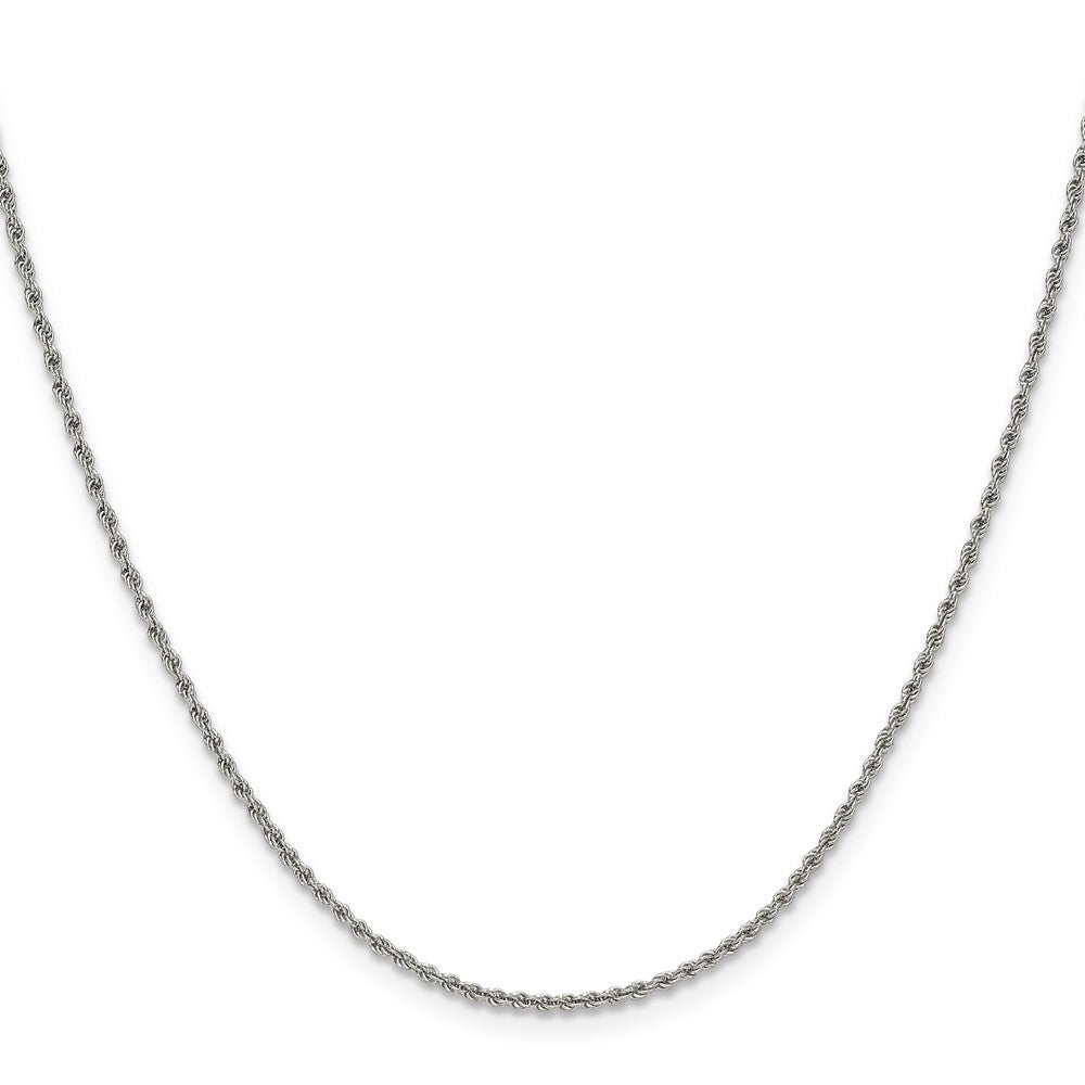 Chisel Stainless Steel Polished 1.5mm 24 inch Rope Chain
