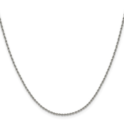 Chisel Stainless Steel Polished 1.5mm 16 inch Rope Chain