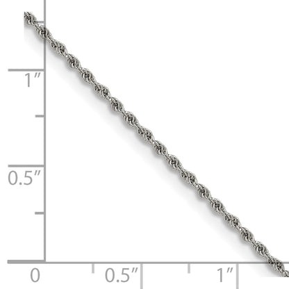 Chisel Stainless Steel Polished 1.5mm 22 inch Rope Chain