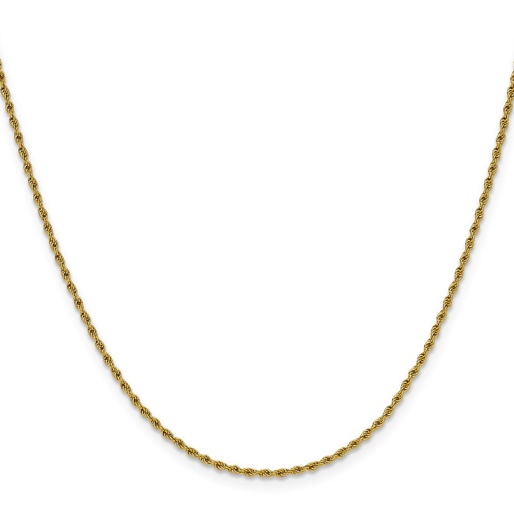 Chisel Stainless Steel Polished Yellow IP-plated 1.5mm 24 inch Rope Chain