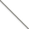 Chisel Stainless Steel Polished 1.5mm 20 inch Fancy Curb Link Necklace