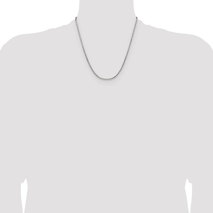 Chisel Stainless Steel Polished 2mm 20 inch Fancy Curb Link Necklace