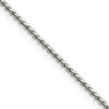 Chisel Stainless Steel Polished 2mm 18 inch Fancy Curb Link Necklace