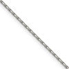 Chisel Stainless Steel Polished 1mm 20 inch Oval Box Chain Necklace