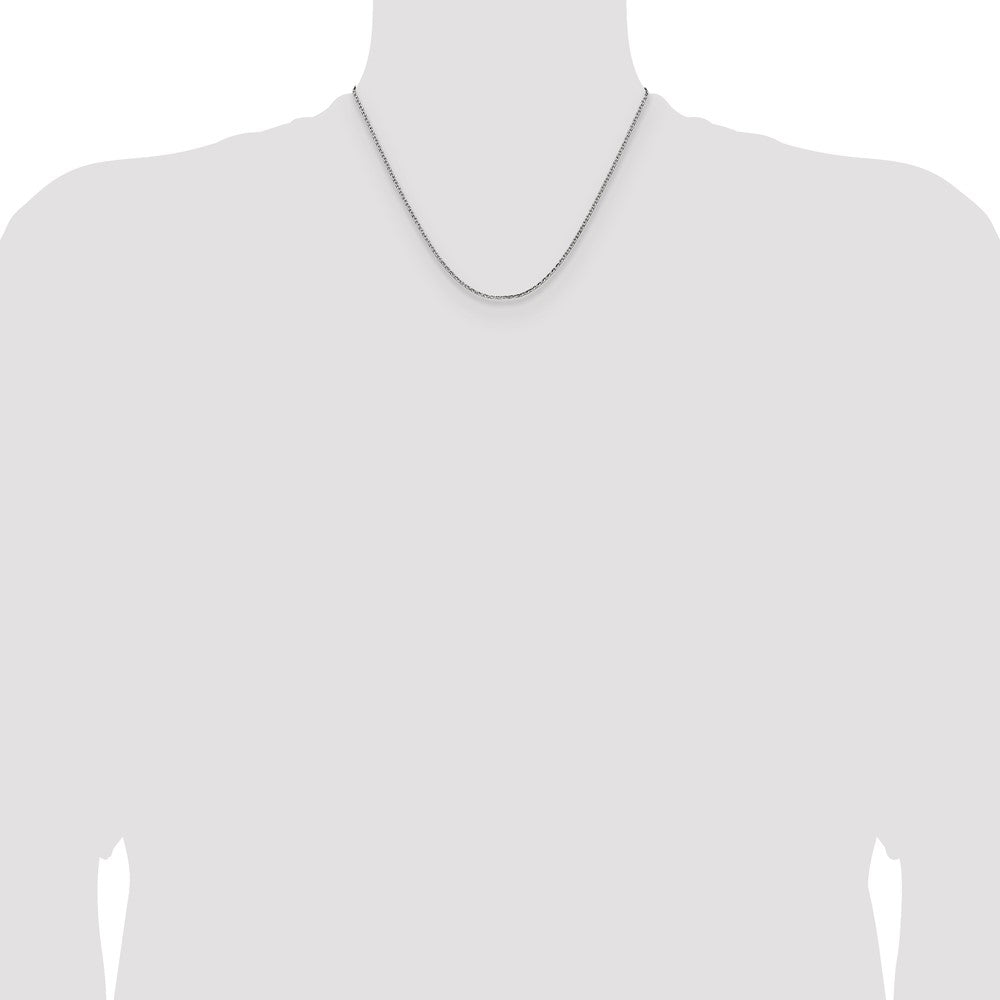 Chisel Stainless Steel Polished 1.7mm 18 inch Fancy Link Chain