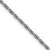 Chisel Stainless Steel Polished 2mm 18 inch Fancy Rope Chain