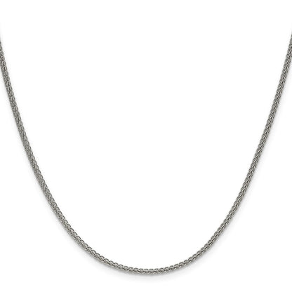 Chisel Stainless Steel Polished 2mm 18 inch Fancy Link Chain